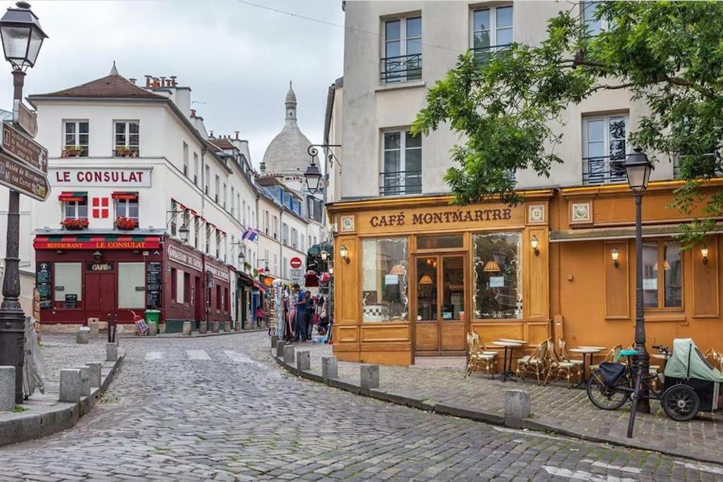Relax In A Stylish Flat In Montmartre Lejlighed Paris Eksteriør billede